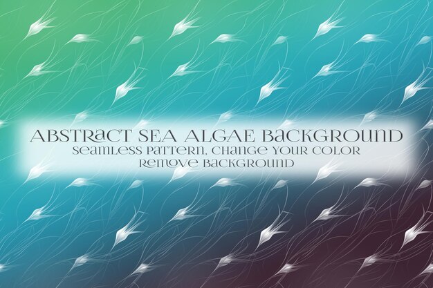 PSD abstract sea algae pattern on remove background texture