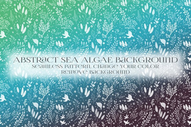 PSD abstract sea algae pattern su remove background texture