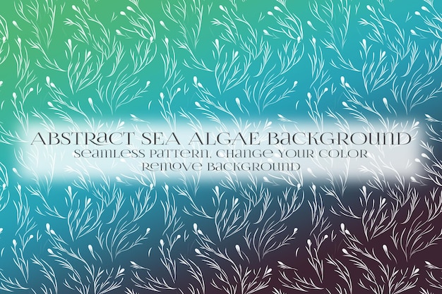 PSD abstract sea algae pattern su remove background texture