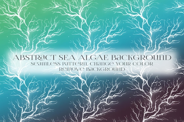 PSD abstract sea algae pattern su remove background texture