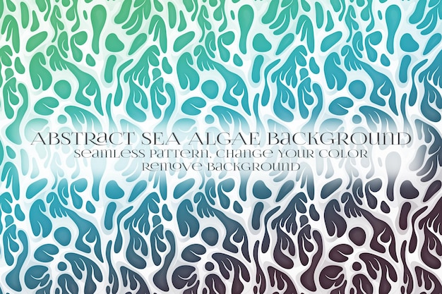 PSD abstract sea algae pattern su remove background texture