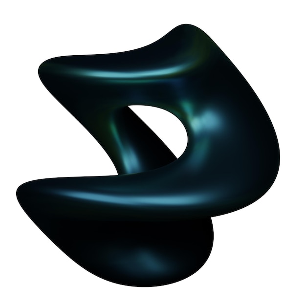 抽象的な形状_3d ホログラフィック