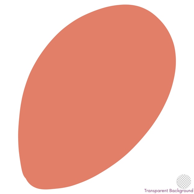 Abstract shape geometric orange pink peach