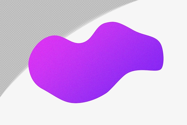 Abstract Shape Gradient Element met Paarse Kleur sjabloon psd png ontwerp