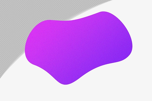 Abstract Shape Gradient Element met Paarse Kleur sjabloon psd png ontwerp