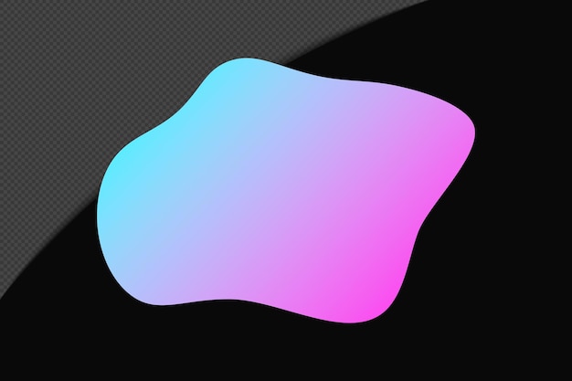 Abstract Shape Gradient Element with Colorful Color template psd design