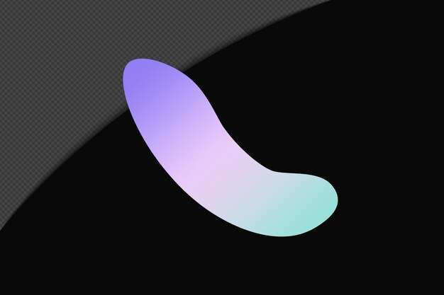 파스텔 컬러플러스 템플릿 Psd Png 디자인으로 추상적인 모양의 그라디언트 요소