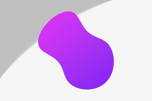 보라색 색상 템플릿 psd png 디자인과 함께 추상 모양 그라디언트 요소