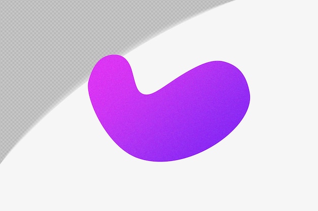 보라색 색상 템플릿 psd png 디자인과 함께 추상 모양 그라디언트 요소