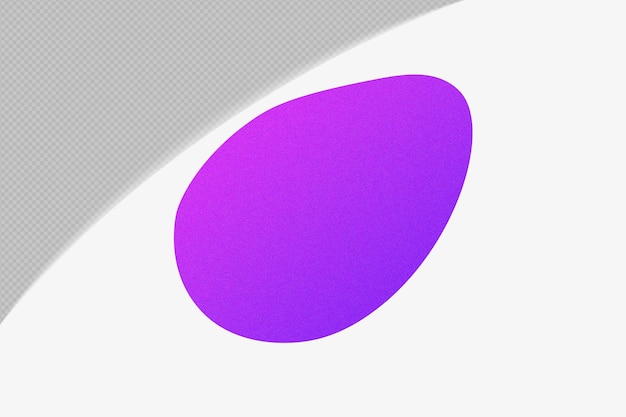 PSD abstract shape gradient element with purple color template psd png design