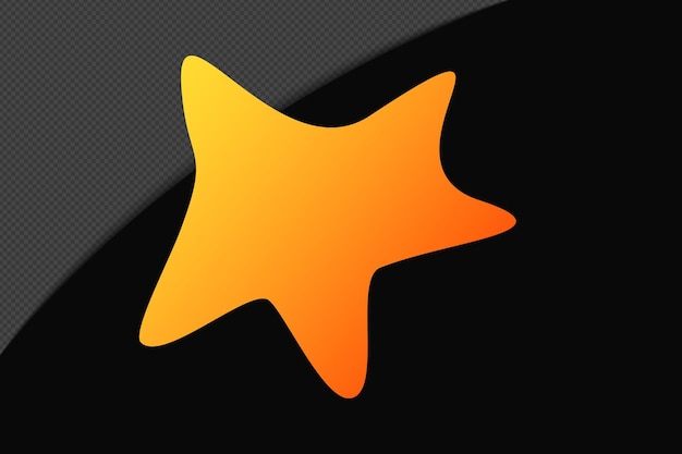 องค์ประกอบไล่ระดับสีรูปร่างนามธรรมพร้อมเทมเพลตสีส้มเหลือง Psd Png Design