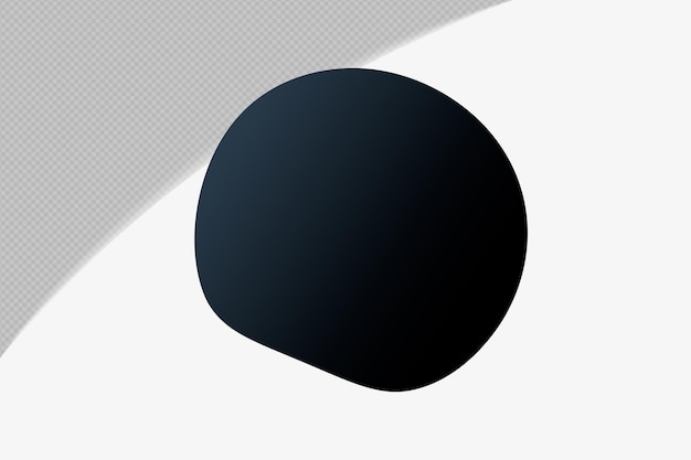 เทมเพลตองค์ประกอบไล่ระดับสีโปร่งใสรูปทรงนามธรรม สี Black Midnight Mirage psd png design