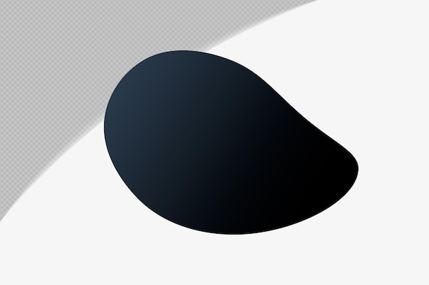 เทมเพลตองค์ประกอบไล่ระดับสีโปร่งใสรูปทรงนามธรรม สี Black Midnight Mirage psd png design