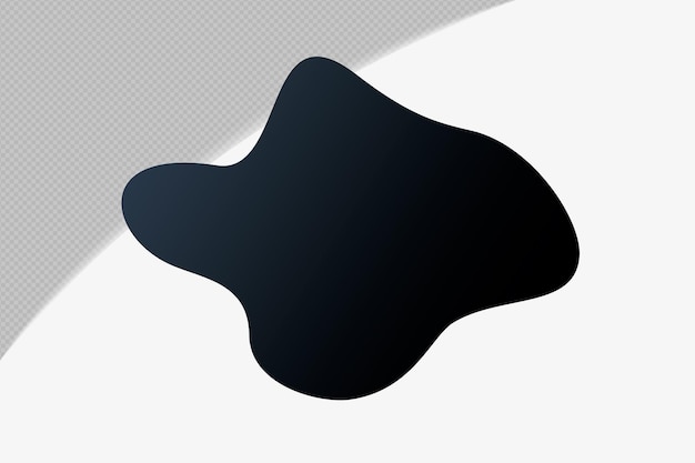 เทมเพลตองค์ประกอบไล่ระดับสีโปร่งใสรูปทรงนามธรรม สี Black Midnight Mirage psd png design