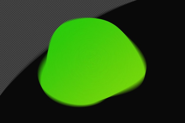 abstract shape transparent mesh grainy blur gradient element with neon green color template psd png design