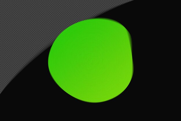 abstract shape transparent mesh grainy blur gradient element with neon green color template psd png design