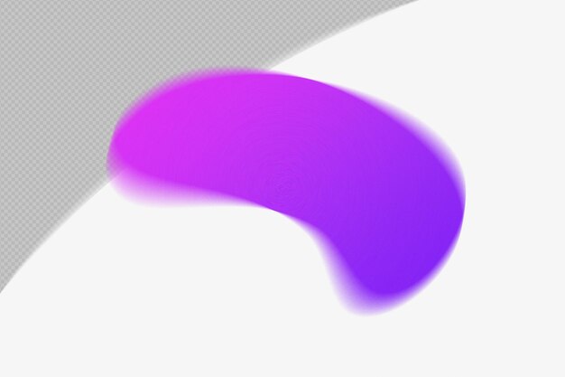 abstract shape transparent mesh grainy blur gradient element with purple color template psd png design
