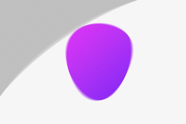 PSD abstract shape transparent mesh grainy blur gradient element with purple color template psd png design