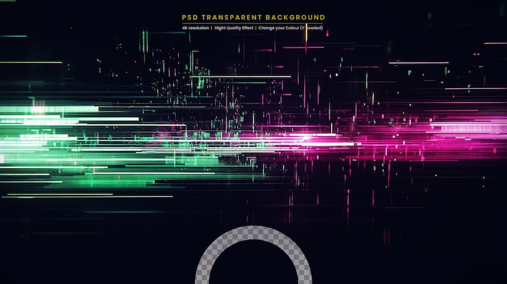 PSD abstract shining wave background colorful design