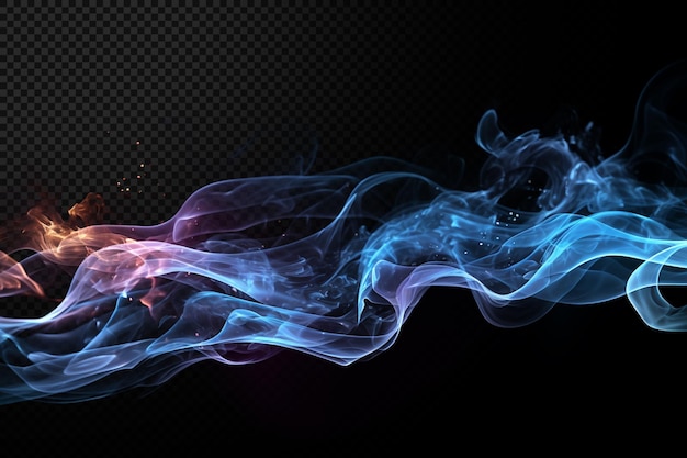 PSD abstract smoke color explosion isolated 3d render