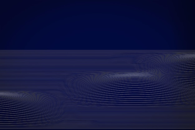 Abstract smooth pattern of white wavy lines evoking soft movement Resembles water ripples or sound