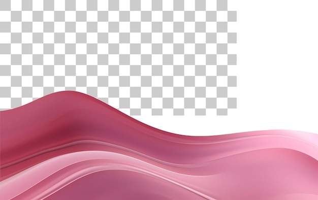 PSD sfondo fluido rosa liscio astratto