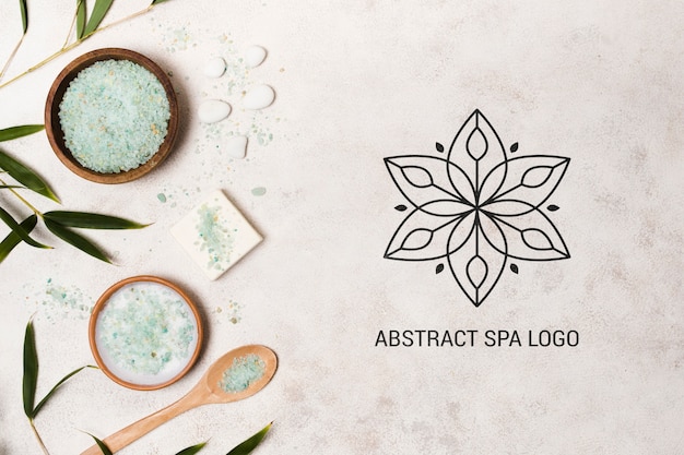 Abstract spa logo template