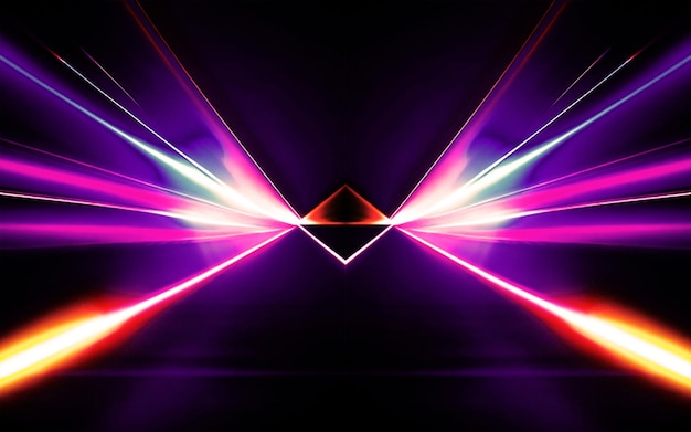 PSD abstract speed neon light effect on abstract image of speed motion