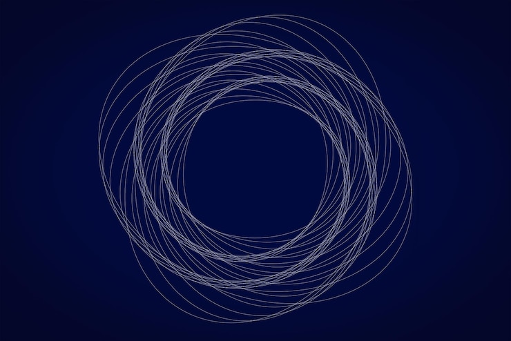 PSD abstract spiral vortex formed by smooth lines twisting inward ideal for logo design covers