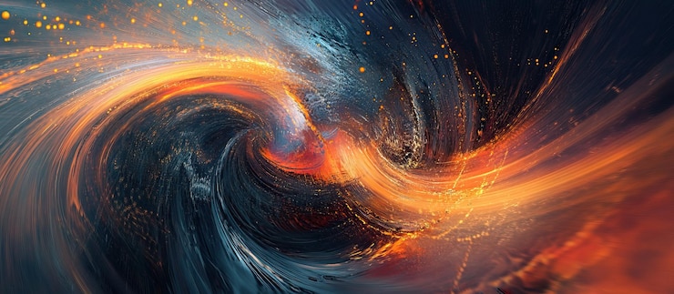 PSD abstract swirling art