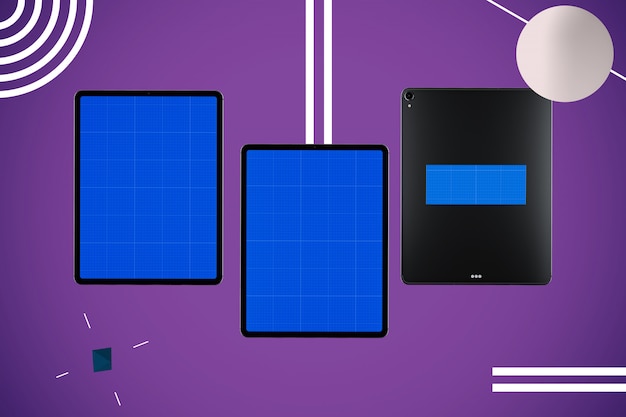 Abstract tablet pro mockup