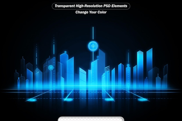 PSD abstract technology background hitech communication concept