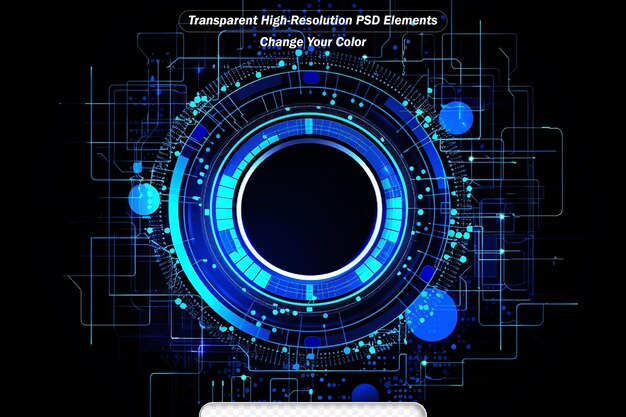 PSD 추상적인 기술 배경 hitech 커뮤니케이션