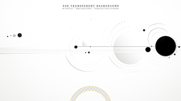 PSD sfondio tecnologico astratto con vari elementi tecnologici illustrazione vettoriale