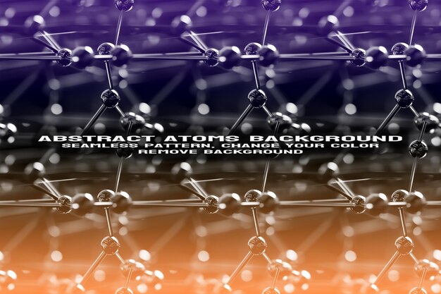 PSD 편집 가능한 분자 및 원자 패턴 psd 형식으로 추상 텍스처 된 배경