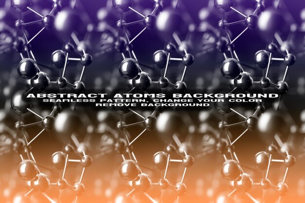 PSD 編集可能な分子と原子パターンの psd 形式の抽象的なテクスチャ背景