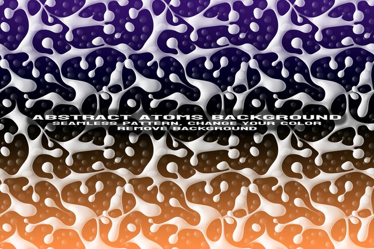 PSD abstract textured background with editable molecule and atom pattern psd format