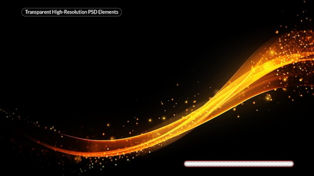 PSD abstract transparent light effect in wave style