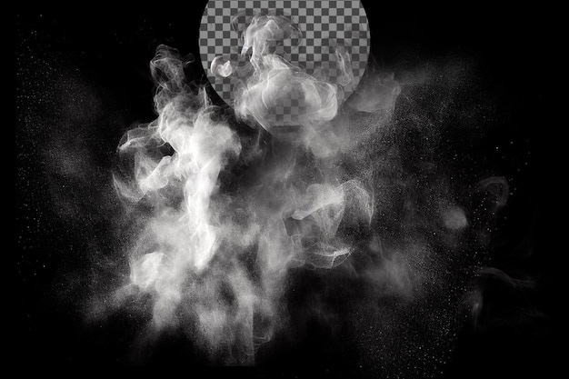 PSD abstract transparent smoke with dust particular