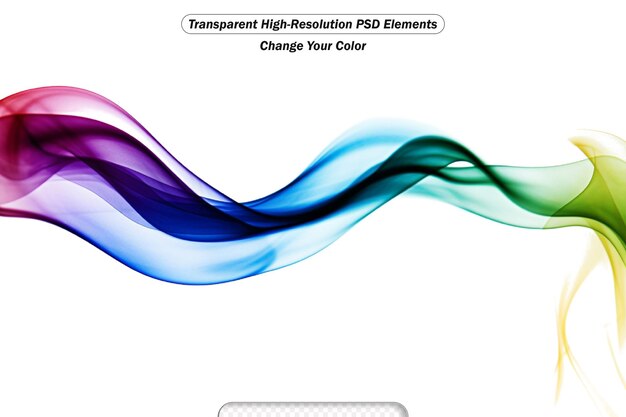 PSD abstract vector background color flow waved lines for brochure website flyer design