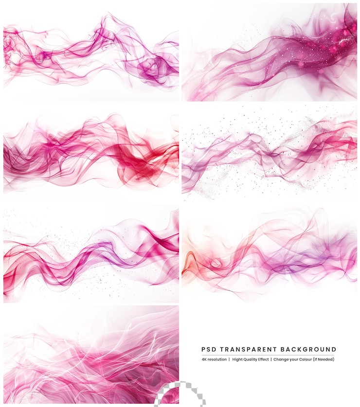 PSD abstract vector background set