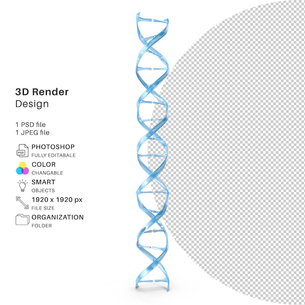 PSD abstract virus structure 3d modeling psd file realistic virus