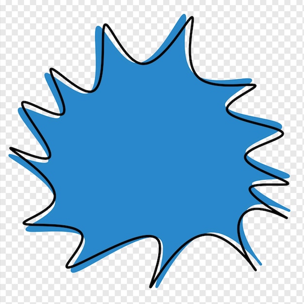 abstract vloeistof blauw vorm element transparant