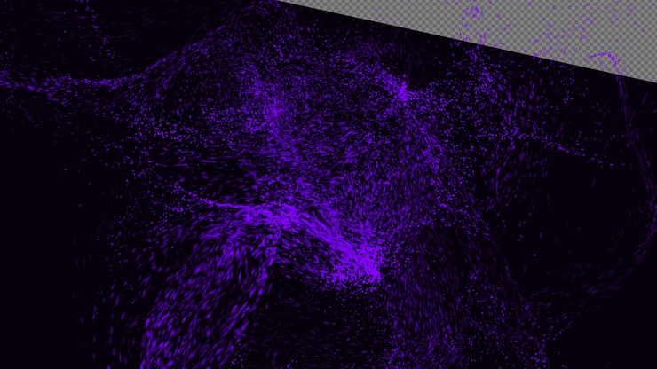PSD abstract wave light particles background bokeh particles