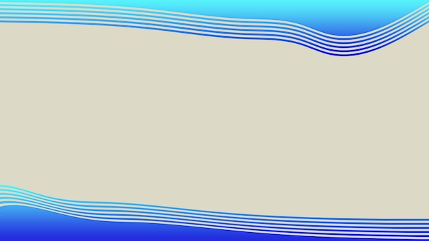 Abstract waves with blue and beige colors perfect for backgrounds presentations