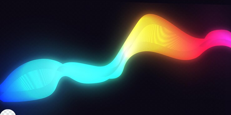 PSD abstract wavy lines background
