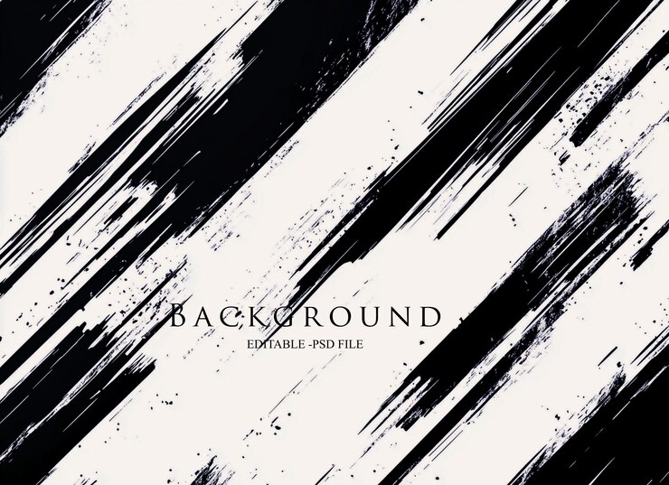 PSD abstract white and black grunge texture background
