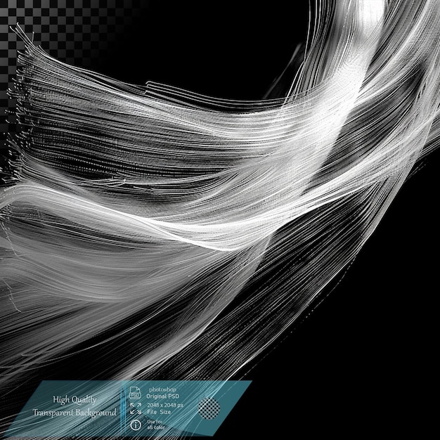 Abstract White Lines Flow