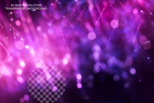 PSD abstract xmas violet or pink sparkles or glitter lightfestive radiancetransparent background