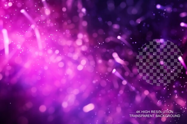 Abstract xmas violet or pink sparkles or glitter lightfestive radiancetransparent background